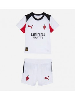 AC Milan Dječji Gostujuci Dres kompleti 2025-26 Kratak Rukavima (+ kratke hlače)